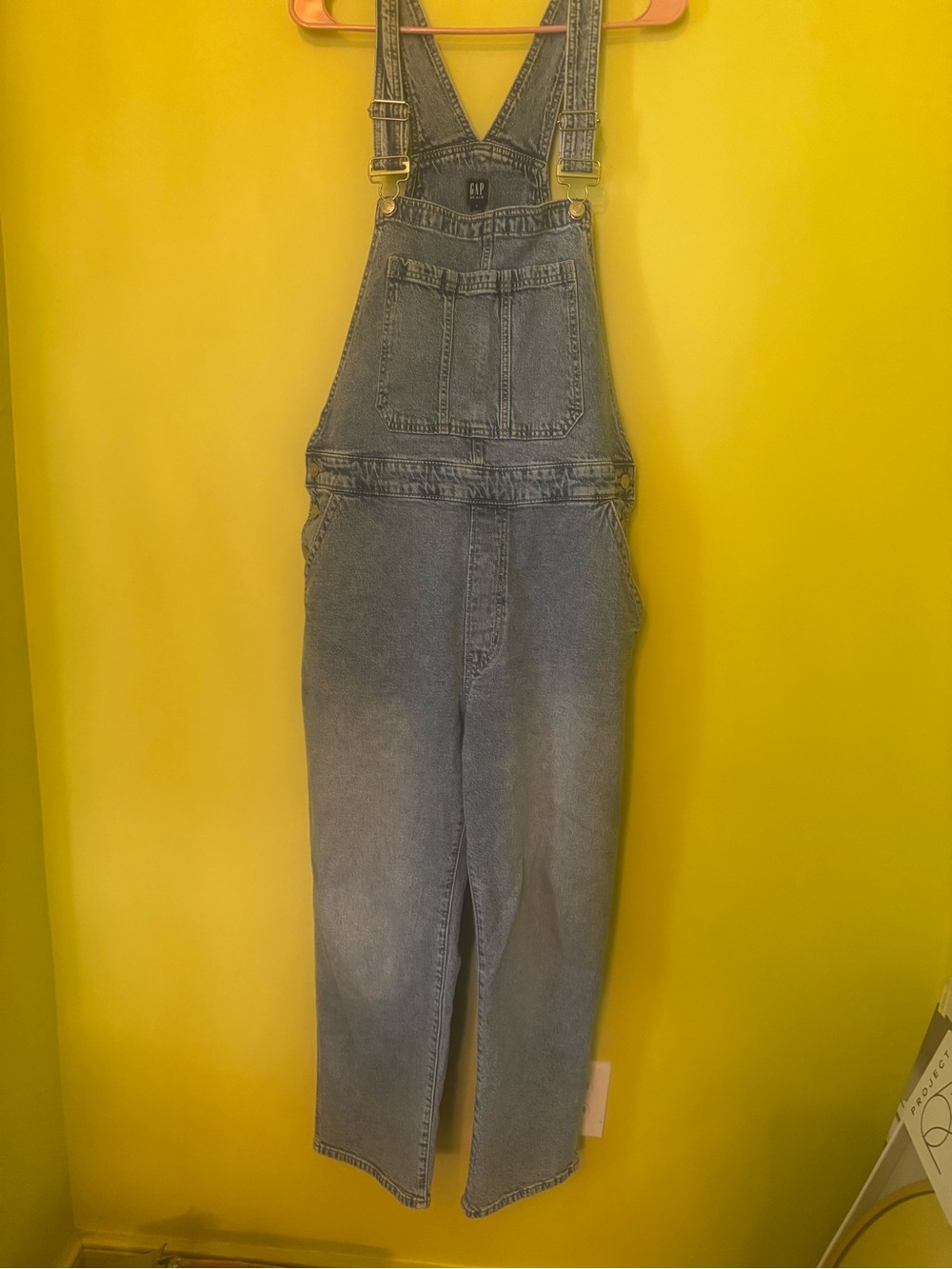 Classic Gap denim overalls in size L